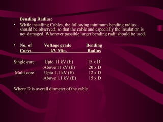 Cables and types of cables presentation details | PPT