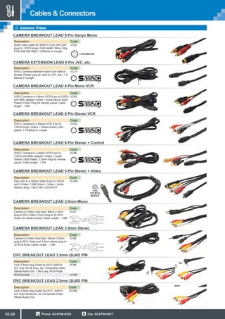 Cables and connectors | PDF