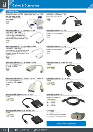 Cables and connectors | PDF