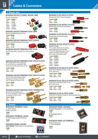 Terminating Colour Coding Cables and connectors | PDF