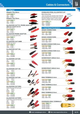 Cables and connectors | PDF