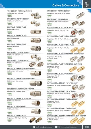 Cables and connectors | PDF