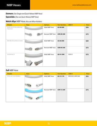Cables and Sensors Catalog | PDF