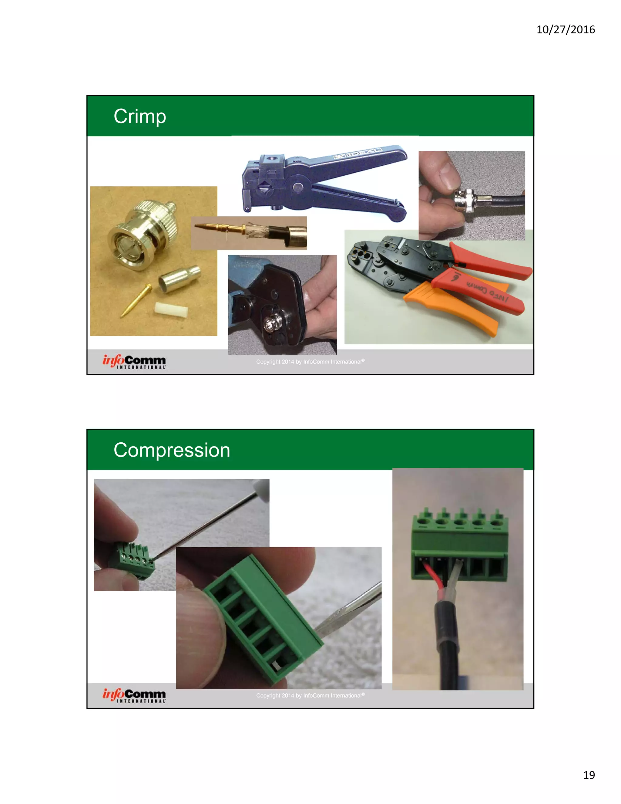 Connectors, Cables, Terminations and Rack Building | PDF