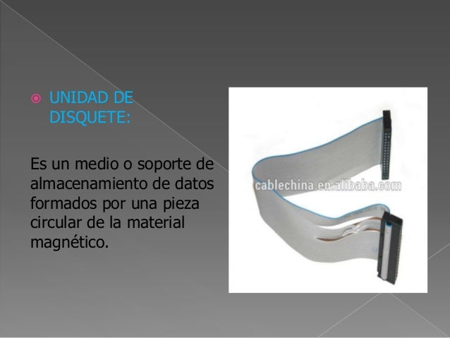  PATA:Es un estándar deinterfaz para conexiónentre dispositivos dealmacenamiento encomputadores, comodiscos duros, unidad...