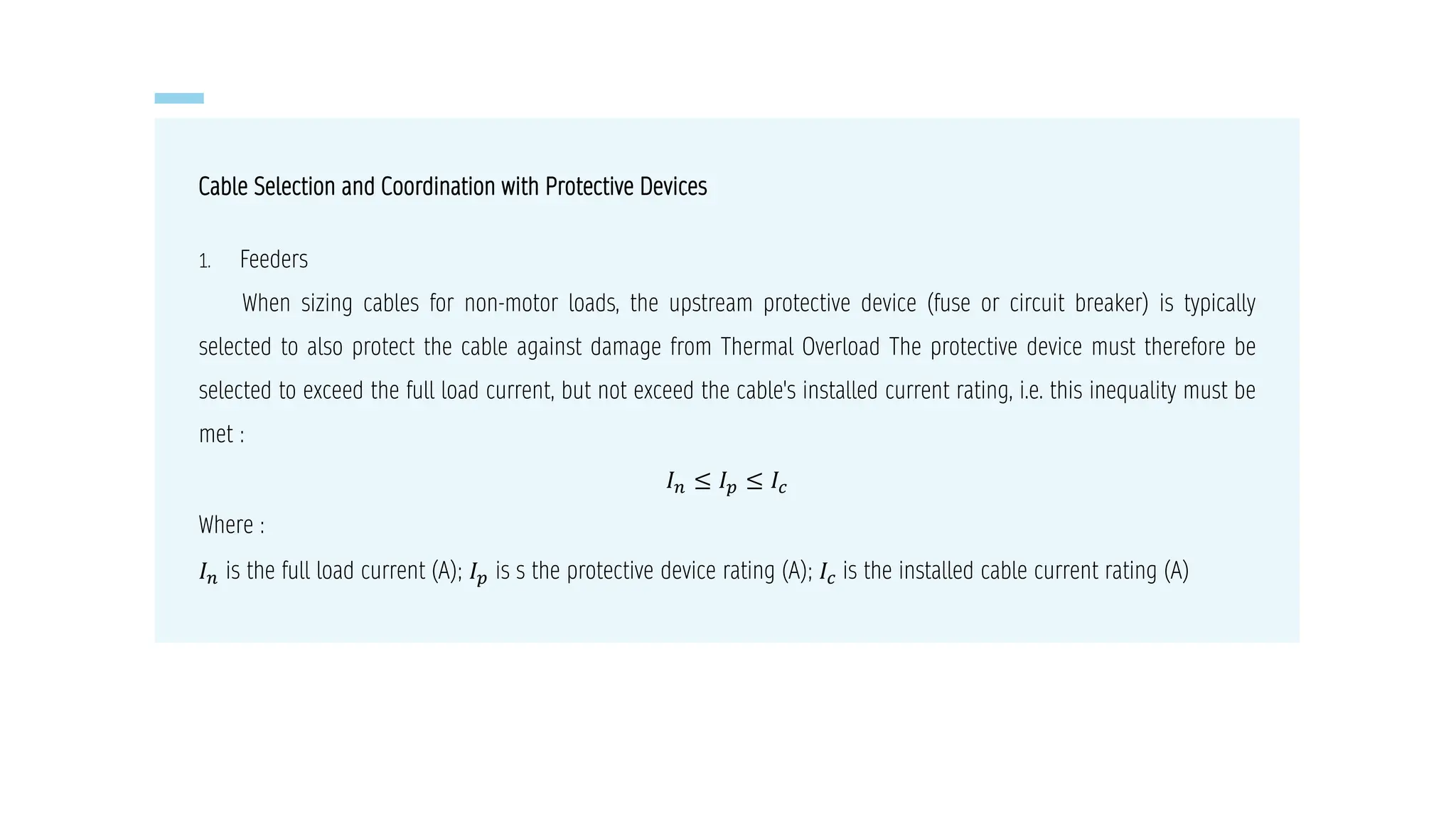 Cable Sizing Calculation for Electrical Engineering | PDF