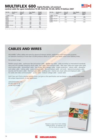 Cables NFPA 79 | PDF