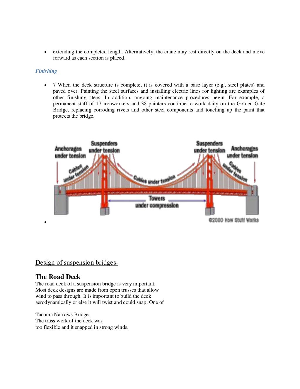 Cable suspension bridge pdf