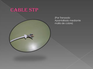 (Par Trenzado
Apantallado mediante
malla de cobre)
 