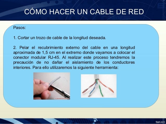 Como hacer un cable UTP