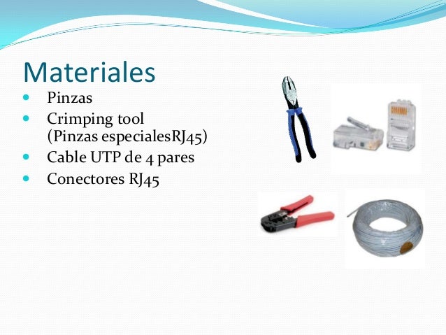 Cable utp (configuración crossover)