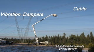 Cable
Vibration Dampers
Chandrashekarachari.M
ENG16ME0015
 