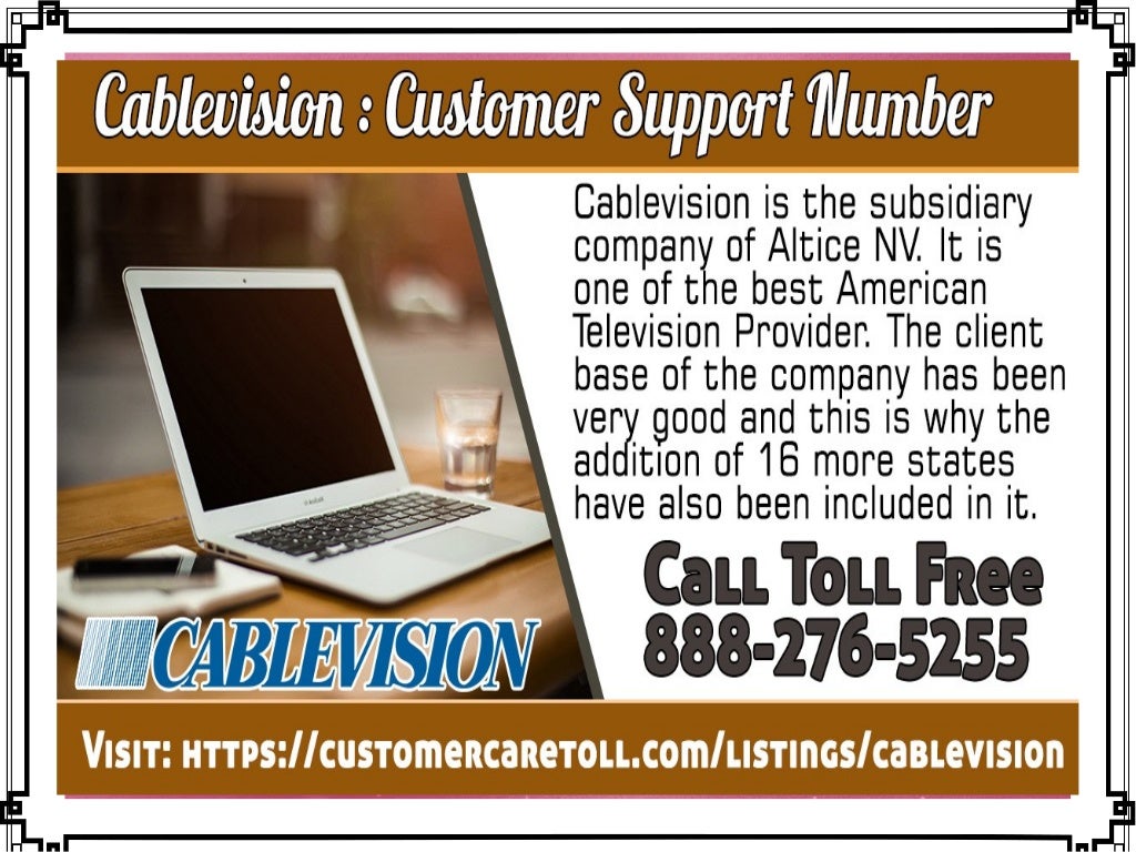 Cablevision customer support number