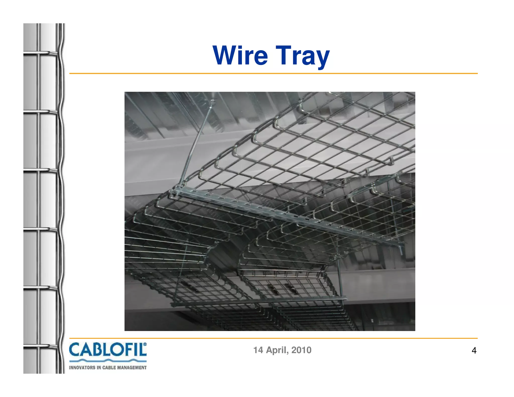Cablofil Cable Management Solutions Presentation Cablofil Wire Cable