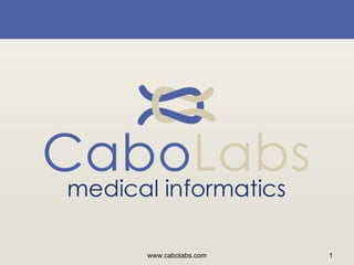 www.cabolabs.com 1
 