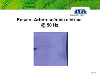 TN 04-09
Ensaio: Arborescência elétrica
@ 50 Hz
 