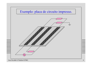 Exemplo: placa de circuito impresso.
                Exemplo: placa de circuito impresso.




José Osvaldo S. Paulino-UFMG                           4
 