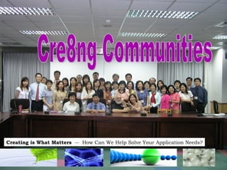 Cre8ng Communities 