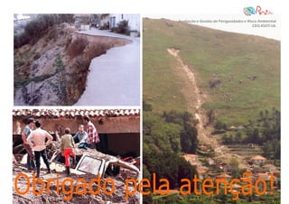 Avaliação e Gestão de Perigosidades e Risco Ambiental
                                         CEG-IGOT-UL
 