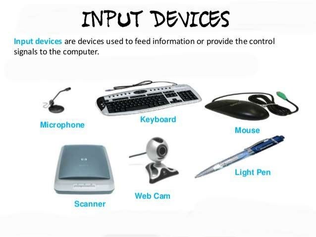 Working of Input and Output devices