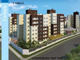 Apartamento Cabral contry 3 QUARTOS 74 m²  privativos PRONTO 9609-7986 