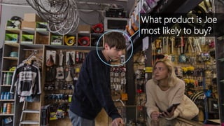 What product is Joe
most likely to buy?
 