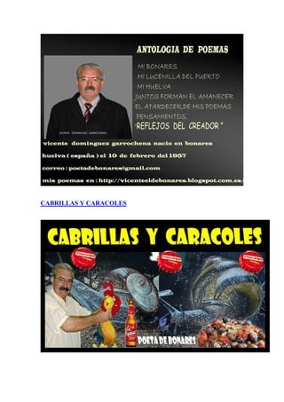 CABRILLAS Y CARACOLES
 