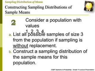 Sampling Distribution With Replacement samplingdistributionofmeans- - Copy.pptx