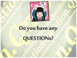 Do you have any
QUESTIONs?
 