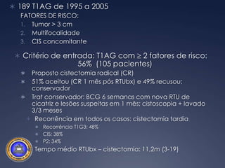 Early Versus Deferred Cystectomy for Initial High-Risk T1G3 Urothelial Carcinoma of the Bladder: Do Risk Factors Define FeasibilityofBladder-Sparing Approach?Stefan Denzinger *, Hans-Martin Fritsche, Wolfgang Otto, Andreas Blana,Wolf-Ferdinand Wieland, MaximilianBurgerDepartment of Urology, University of Regensburg, Regensburg, Germany