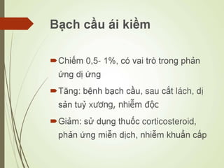 Các loại xét nghiệm thường quy