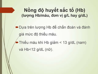 Các loại xét nghiệm thường quy