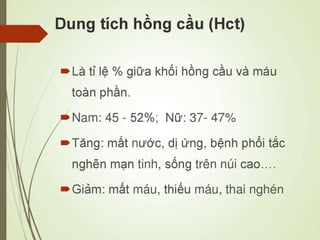 Các loại xét nghiệm thường quy
