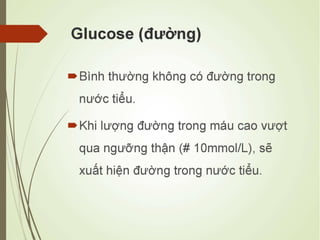 Các loại xét nghiệm thường quy