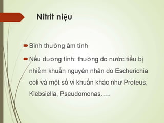 Các loại xét nghiệm thường quy