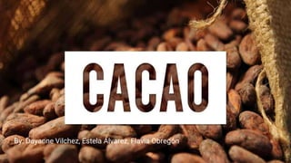 cacao
By: Dayanne Vilchez, Estela Álvarez, Flavia Obregón
 