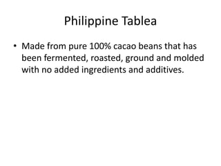 Cacao Bean Processing / Dr. Fe Dimero