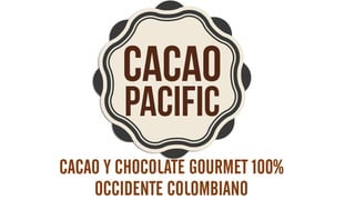 CACAO Y CHOCOLATE GOURMET 100%
OCCIDENTE COLOMBIANO
 