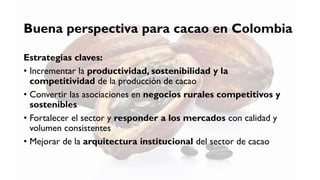 Cacao para la Paz: Un Análisis de la Cadena Productiva de Cacao en Colombia