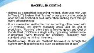 Cost Accounting and Control ~ Chapter 8: Operations Costing, Just-In ...