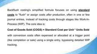 Cost Accounting and Control ~ Chapter 8: Operations Costing, Just-In ...
