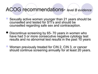 CANCER OF THE CERVIX/ CERVICAL CARCINOMA | PPTX