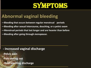 cancer of cervix | PPTX