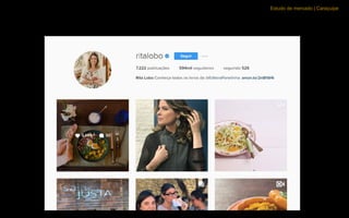 Estudo de mercado | Caraçuipe
Influenciadores Digitais
 