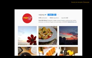 Estudo de mercado | Caraçuipe
Influenciadores Digitais
 