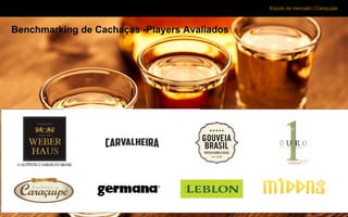 Estudo de mercado | Caraçuipe
Benchmarking de Cachaças -Players Avaliados
 