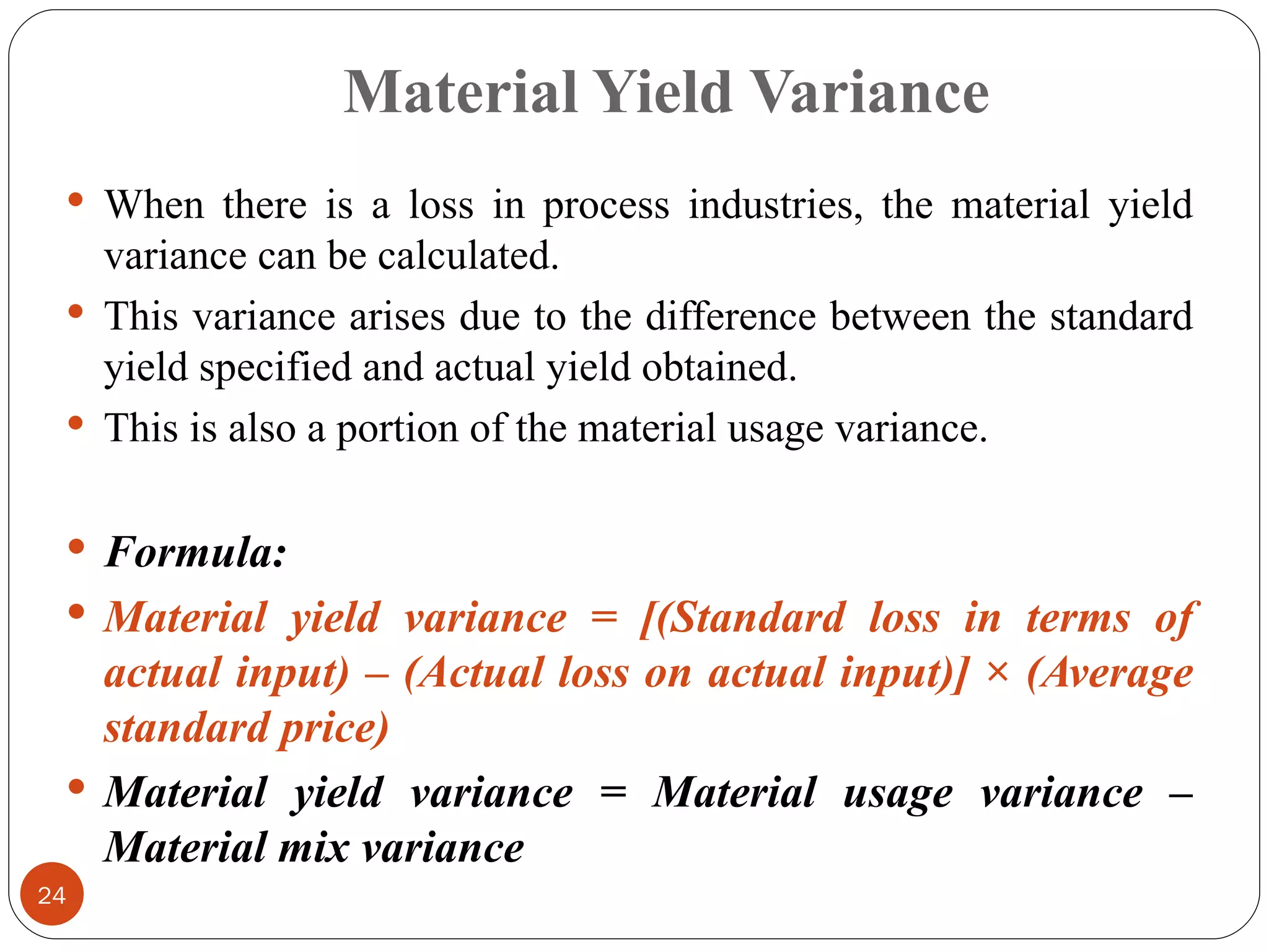 Ca chap 13 standard costing&variance analysis(2) | PPT | Business ...