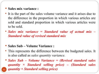 Ca chap 13 standard costing&variance analysis(2) | PPT