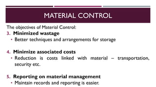 Material Control Methods Cost Accounting Material & Labour cost control - Part I | PDF