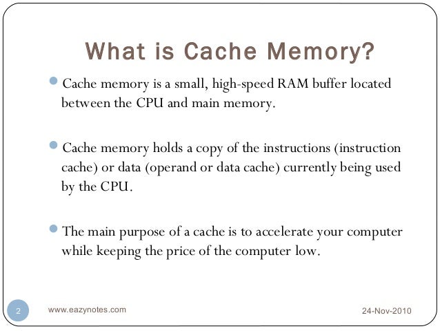 memory cache